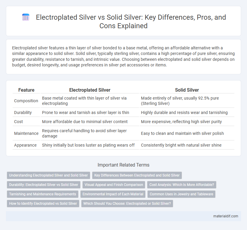 Electroplated Silver vs Solid Silver: Key Differences, Pros, and Cons Explained