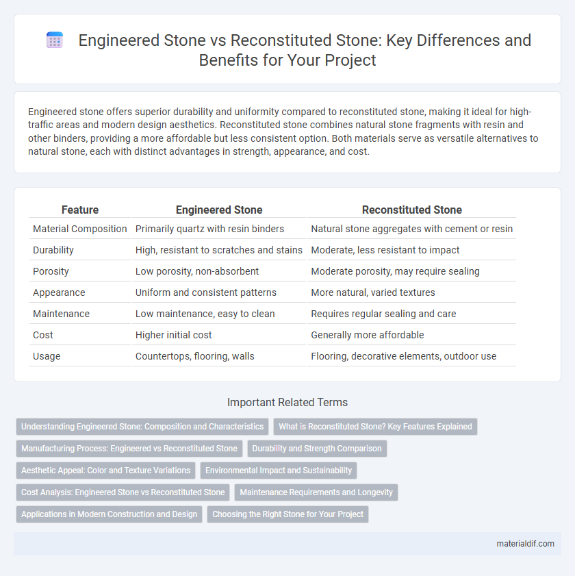 Engineered Stone vs Reconstituted Stone: Key Differences and Benefits for Your Project