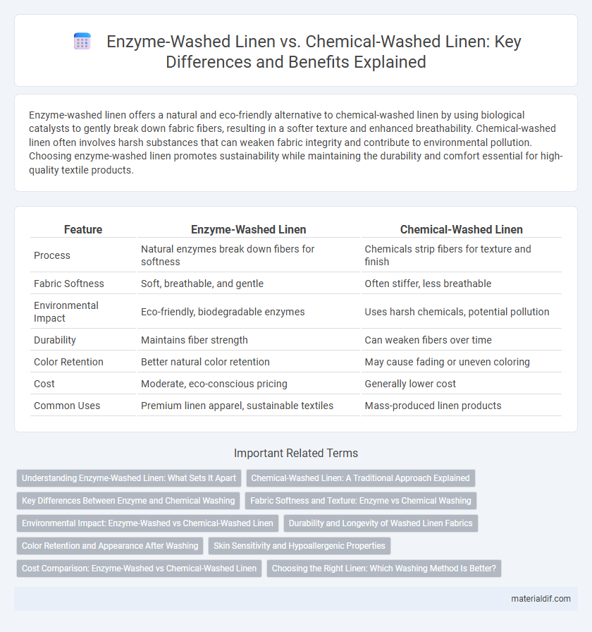 Enzyme-Washed Linen vs. Chemical-Washed Linen: Key Differences and Benefits Explained