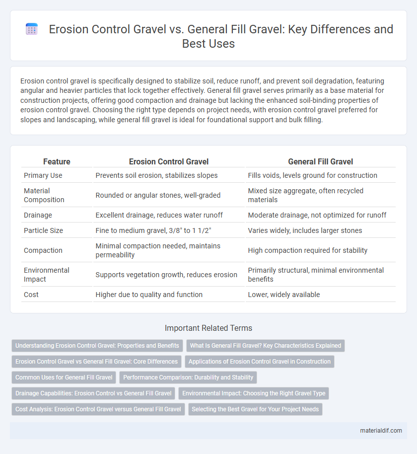 Erosion Control Gravel vs. General Fill Gravel: Key Differences and Best Uses