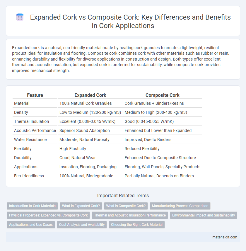 Expanded Cork vs Composite Cork: Key Differences and Benefits in Cork Applications
