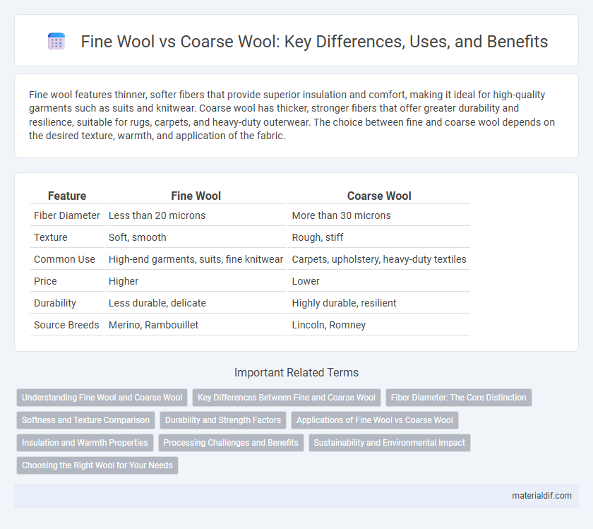 Fine Wool vs Coarse Wool: Key Differences, Uses, and Benefits