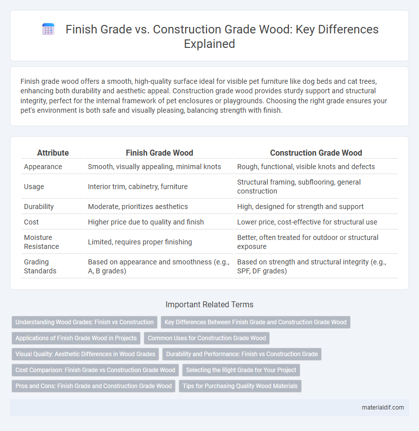 Finish Grade vs. Construction Grade Wood: Key Differences Explained