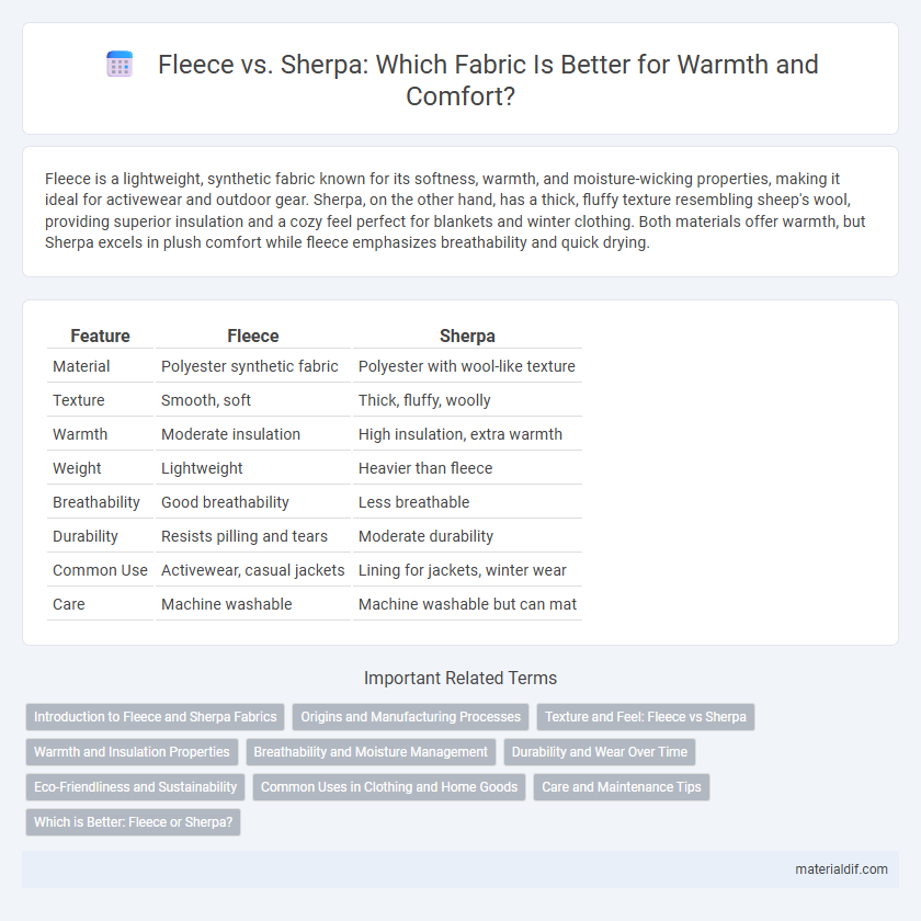 Fleece vs. Sherpa: Which Fabric Is Better for Warmth and Comfort?