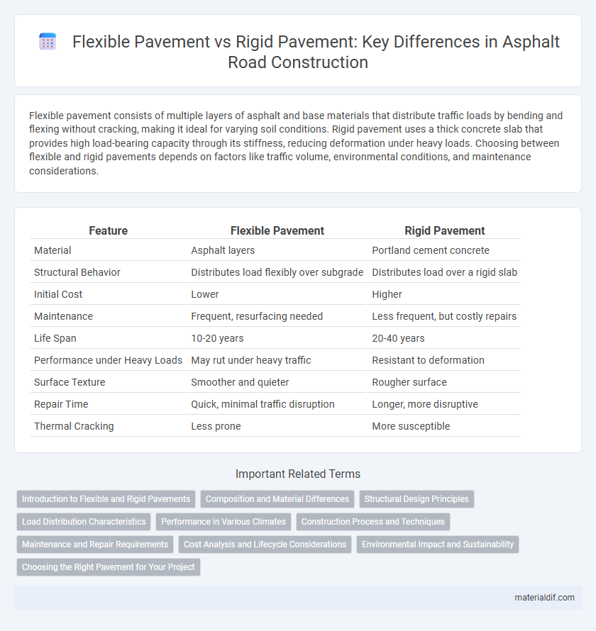 Flexible Pavement vs Rigid Pavement: Key Differences in Asphalt Road Construction