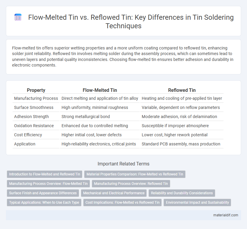 Flow-Melted Tin vs. Reflowed Tin: Key Differences in Tin Soldering Techniques