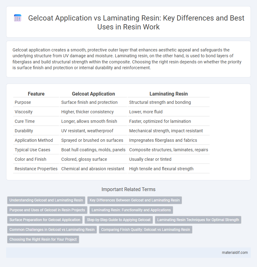 Gelcoat Application vs Laminating Resin: Key Differences and Best Uses in Resin Work