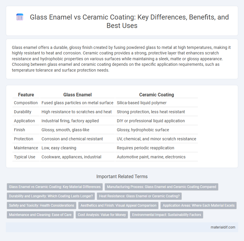 Glass Enamel vs Ceramic Coating: Key Differences, Benefits, and Best Uses