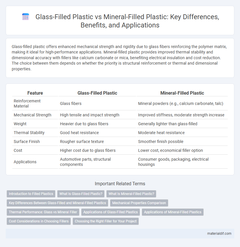 Glass-Filled Plastic vs Mineral-Filled Plastic: Key Differences, Benefits, and Applications