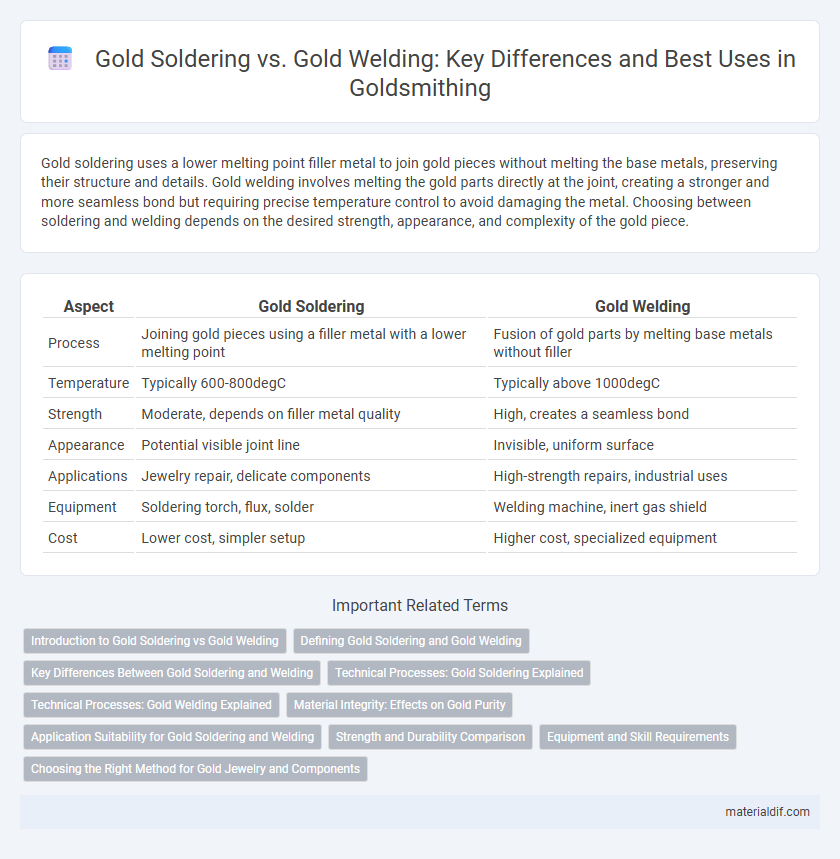 Gold Soldering vs. Gold Welding: Key Differences and Best Uses in Goldsmithing