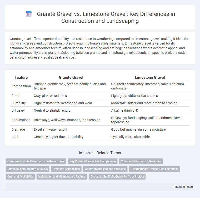 Granite Gravel vs. Limestone Gravel: Key Differences in Construction and Landscaping