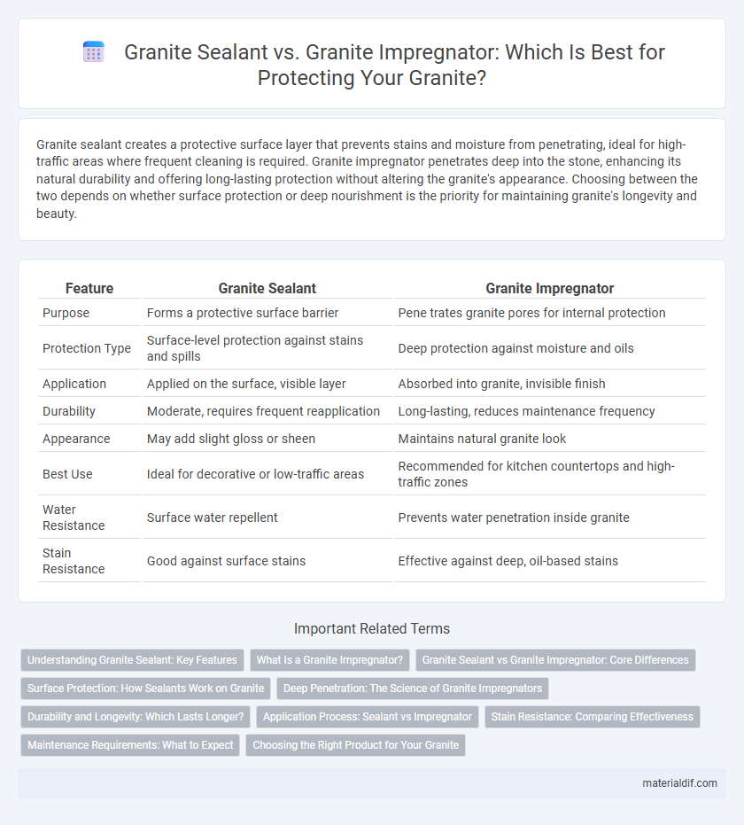 Granite Sealant vs. Granite Impregnator: Which Is Best for Protecting Your Granite?