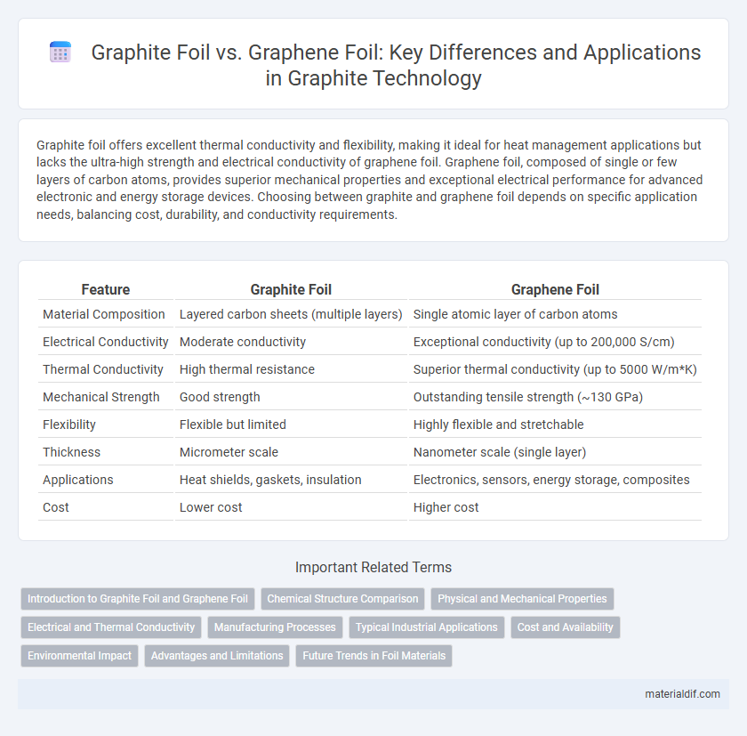 Graphite Foil vs. Graphene Foil: Key Differences and Applications in Graphite Technology
