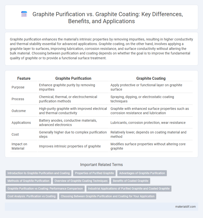 Graphite Purification vs. Graphite Coating: Key Differences, Benefits, and Applications