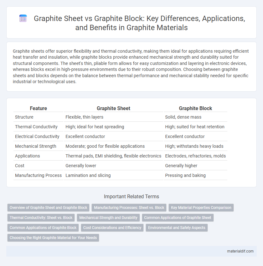 Graphite Sheet vs Graphite Block: Key Differences, Applications, and Benefits in Graphite Materials