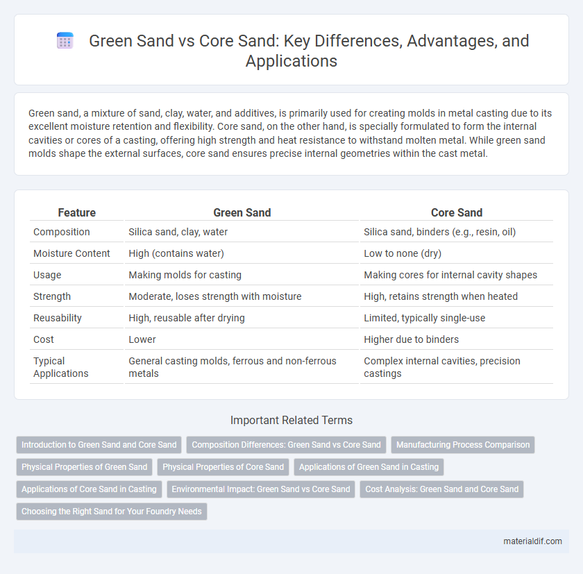 Green Sand vs Core Sand: Key Differences, Advantages, and Applications