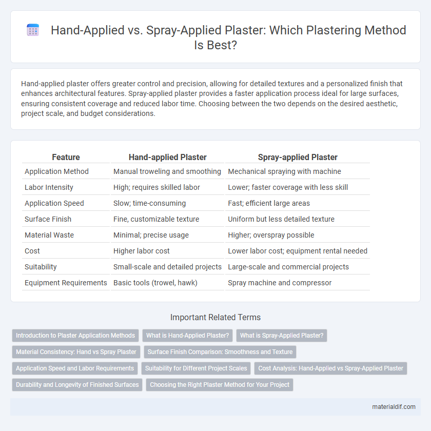 Hand-Applied vs. Spray-Applied Plaster: Which Plastering Method Is Best?