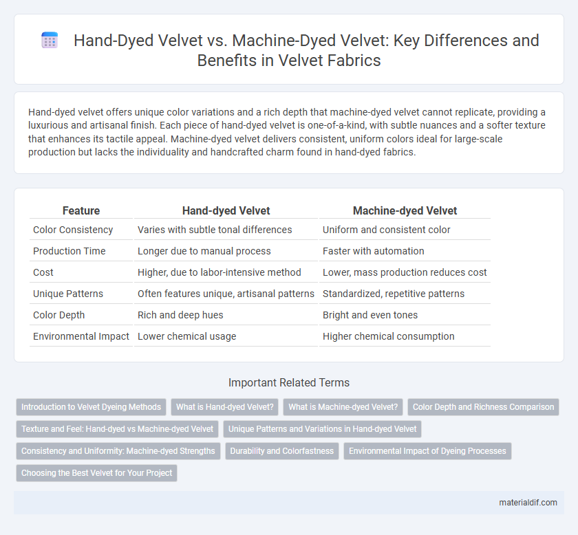 Hand-Dyed Velvet vs. Machine-Dyed Velvet: Key Differences and Benefits in Velvet Fabrics