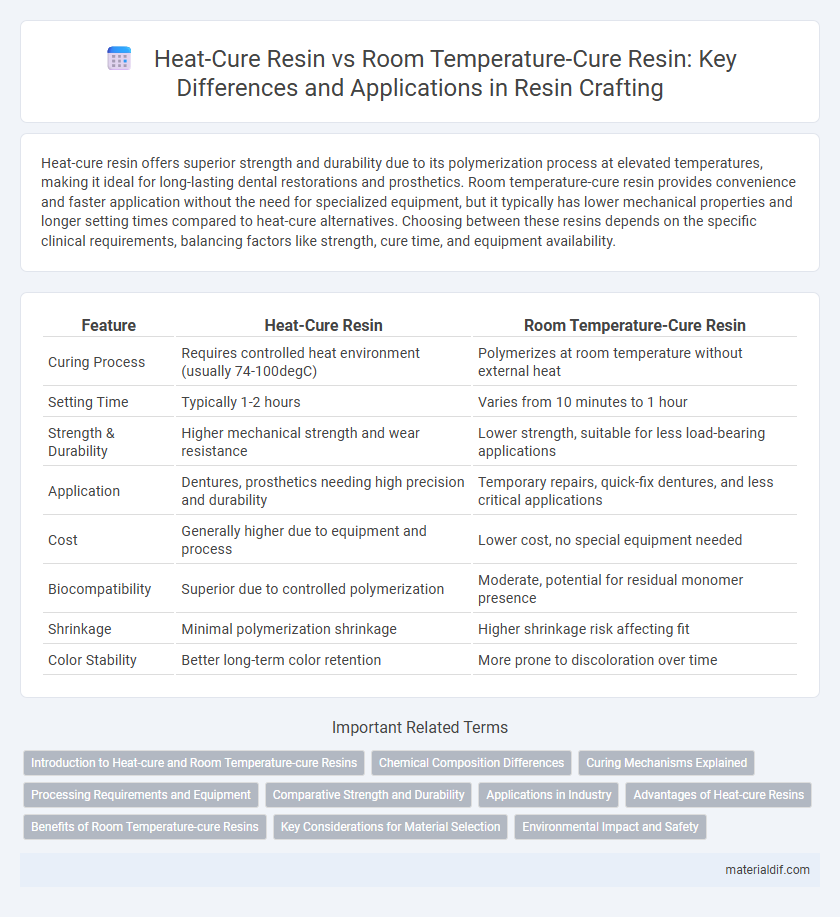 Heat-Cure Resin vs Room Temperature-Cure Resin: Key Differences and Applications in Resin Crafting