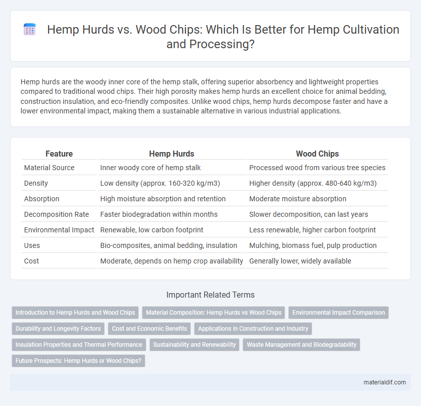 Hemp Hurds vs. Wood Chips: Which Is Better for Hemp Cultivation and Processing?