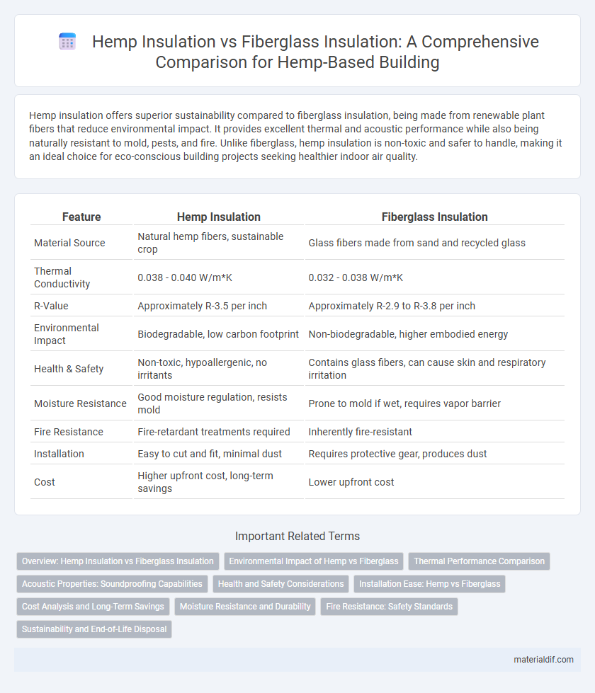 Hemp Insulation vs Fiberglass Insulation: A Comprehensive Comparison for Hemp-Based Building