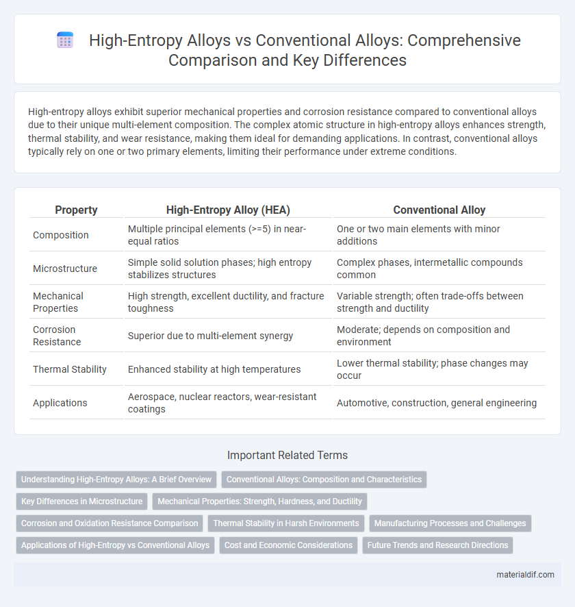 High-Entropy Alloys vs Conventional Alloys: Comprehensive Comparison and Key Differences