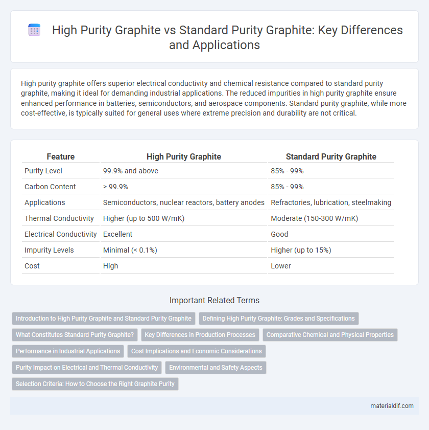 High Purity Graphite vs Standard Purity Graphite: Key Differences and Applications