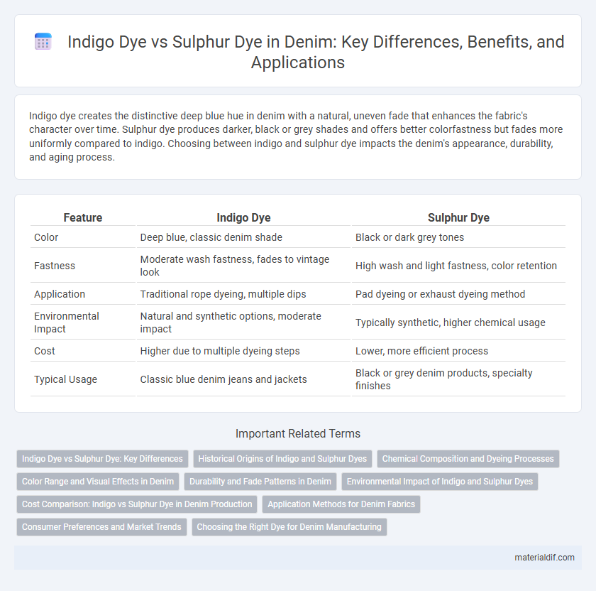 Indigo Dye vs Sulphur Dye in Denim: Key Differences, Benefits, and Applications
