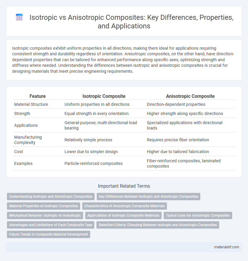 Isotropic vs Anisotropic Composites: Key Differences, Properties, and Applications
