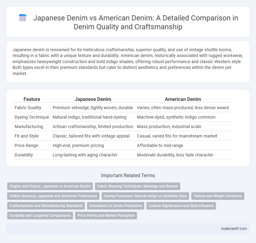 Japanese Denim vs American Denim: A Detailed Comparison in Denim Quality and Craftsmanship
