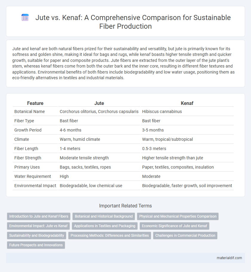 Jute vs. Kenaf: A Comprehensive Comparison for Sustainable Fiber Production