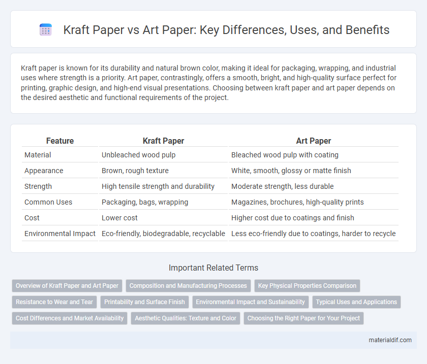 Kraft Paper vs Art Paper: Key Differences, Uses, and Benefits