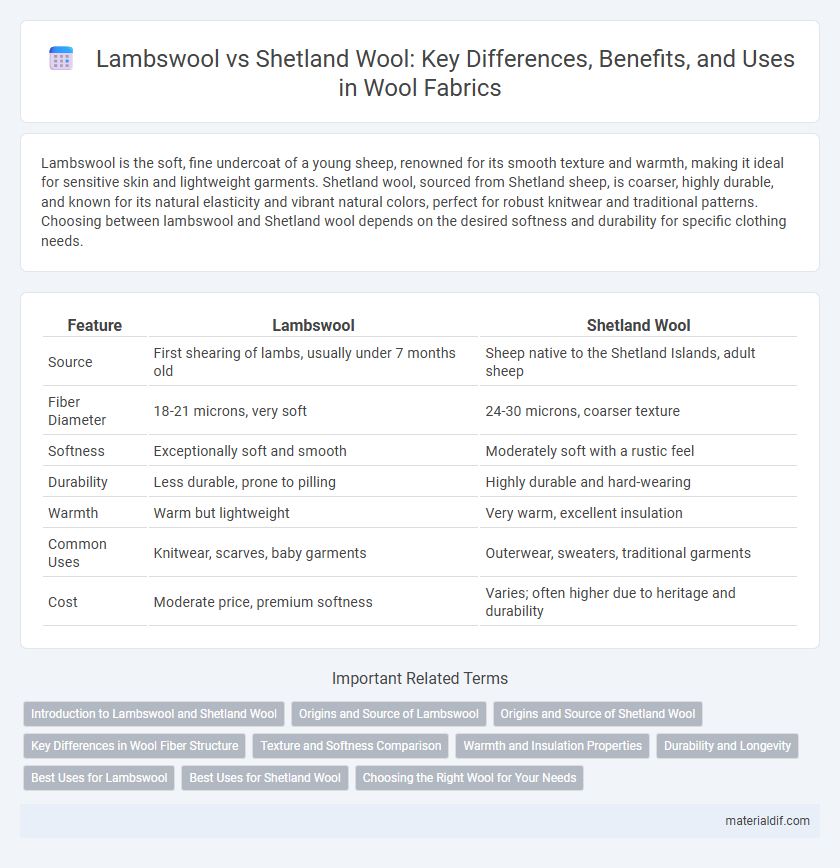 Lambswool vs Shetland Wool: Key Differences, Benefits, and Uses in Wool Fabrics