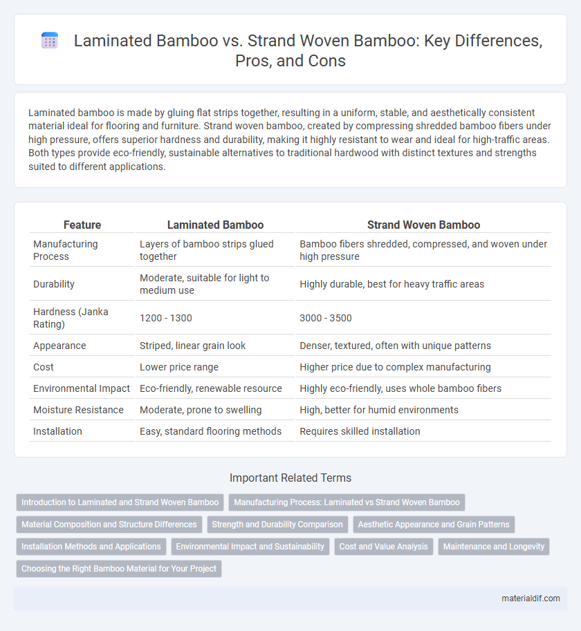 Laminated Bamboo vs. Strand Woven Bamboo: Key Differences, Pros, and Cons