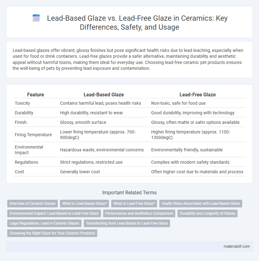 Lead-Based Glaze vs. Lead-Free Glaze in Ceramics: Key Differences, Safety, and Usage