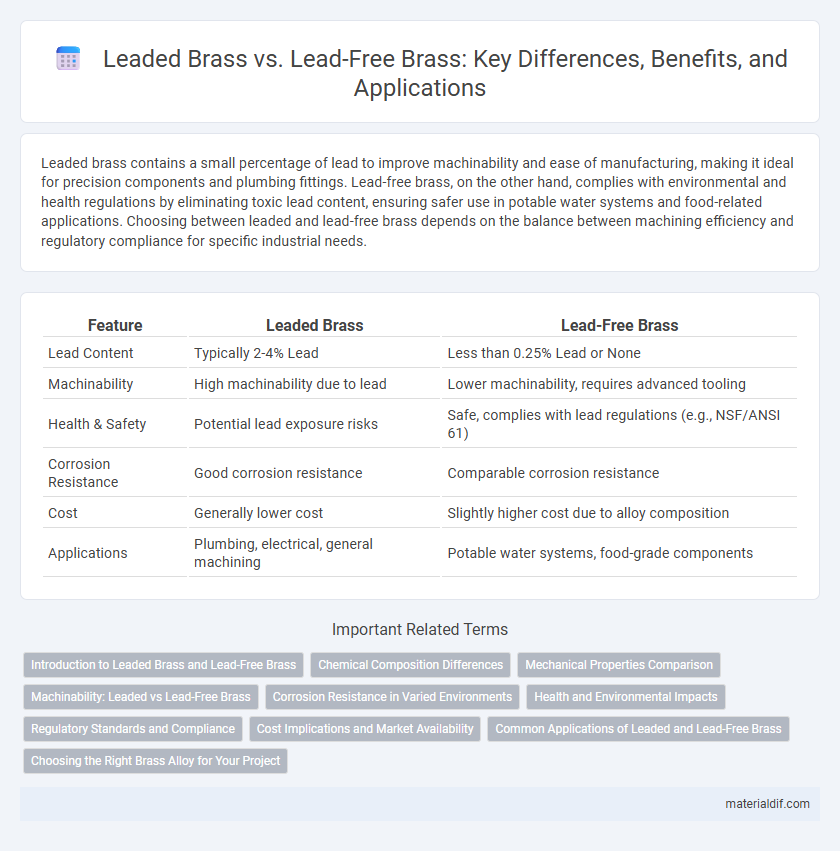 Leaded Brass vs. Lead-Free Brass: Key Differences, Benefits, and Applications