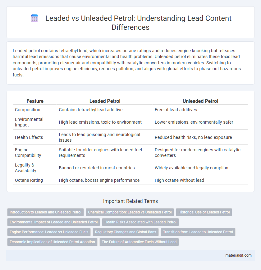 Leaded vs Unleaded Petrol: Understanding Lead Content Differences