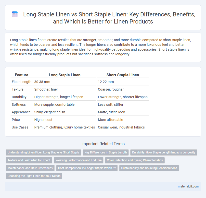 Long Staple Linen vs Short Staple Linen: Key Differences, Benefits, and Which is Better for Linen Products