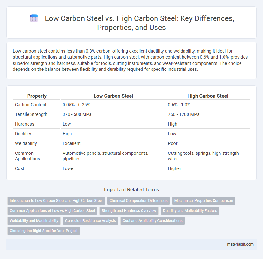 Low Carbon Steel vs. High Carbon Steel: Key Differences, Properties, and Uses