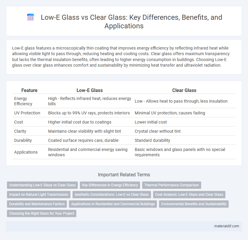 Low-E Glass vs Clear Glass: Key Differences, Benefits, and Applications