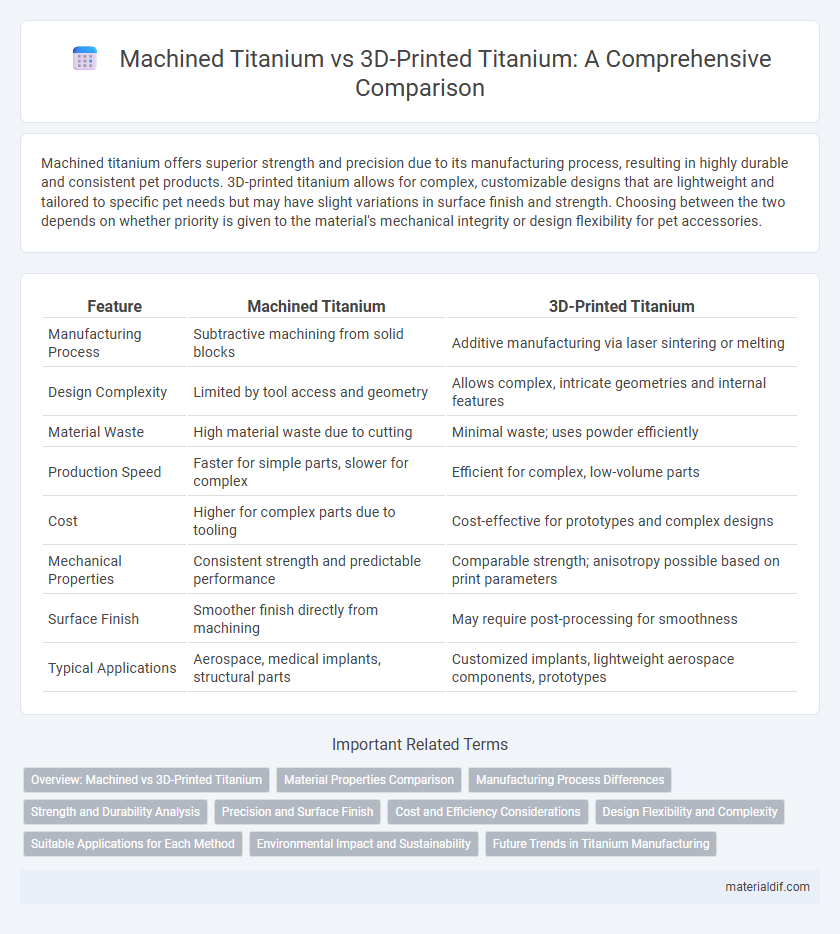 Machined Titanium vs 3D-Printed Titanium: A Comprehensive Comparison