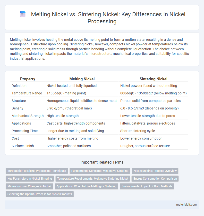 Melting Nickel vs. Sintering Nickel: Key Differences in Nickel Processing