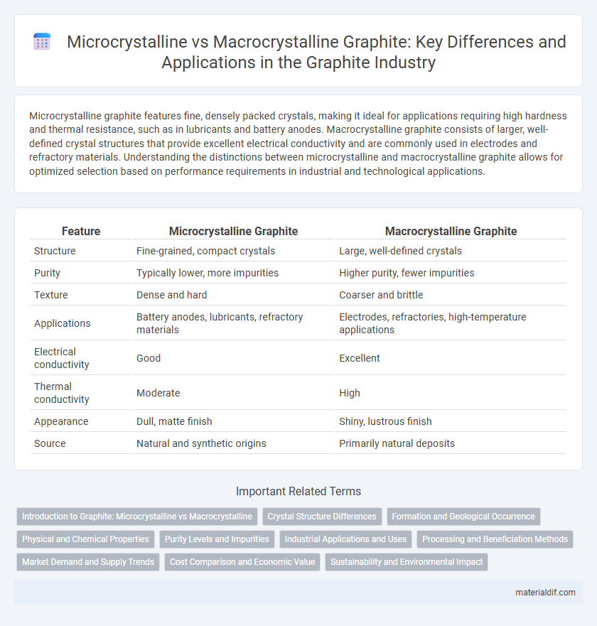 Microcrystalline vs Macrocrystalline Graphite: Key Differences and Applications in the Graphite Industry