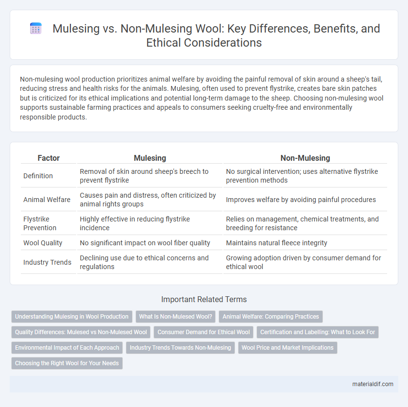Mulesing vs. Non-Mulesing Wool: Key Differences, Benefits, and Ethical Considerations