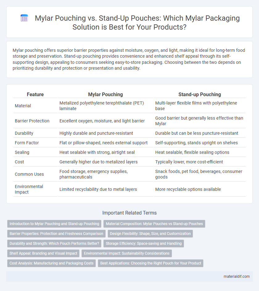 Mylar Pouching vs. Stand-Up Pouches: Which Mylar Packaging Solution is Best for Your Products?