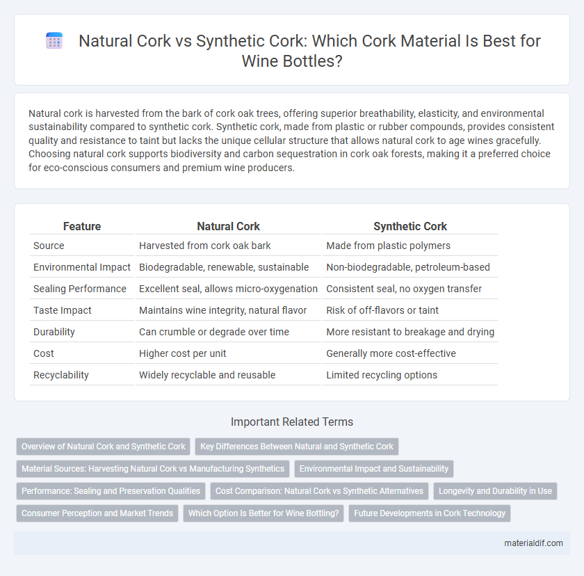Natural Cork vs Synthetic Cork: Which Cork Material Is Best for Wine Bottles?