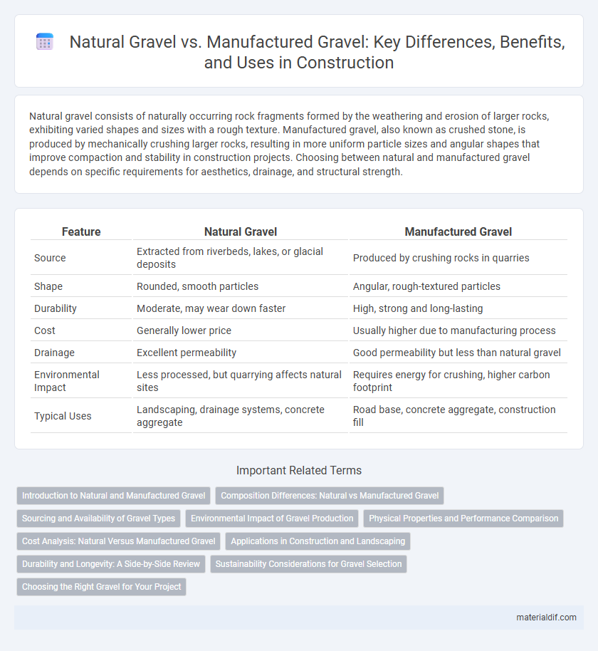 Natural Gravel vs. Manufactured Gravel: Key Differences, Benefits, and Uses in Construction