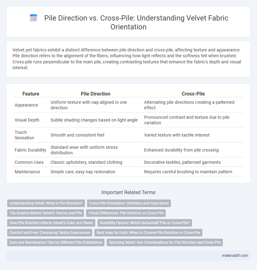 Pile Direction vs. Cross-Pile: Understanding Velvet Fabric Orientation
