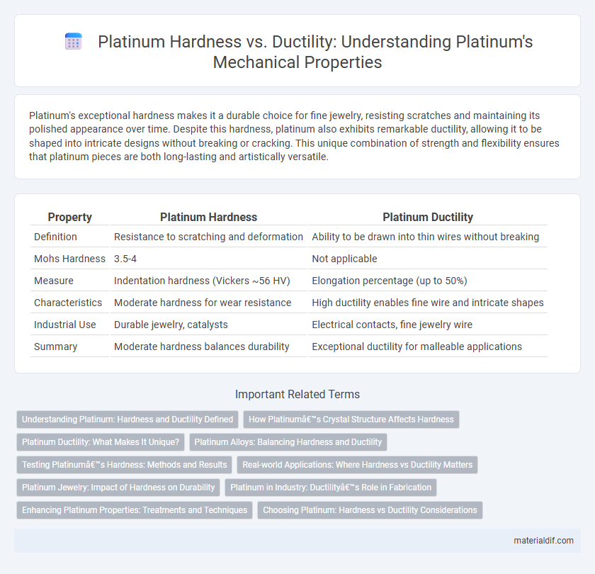 Platinum Hardness vs. Ductility: Understanding Platinum's Mechanical Properties
