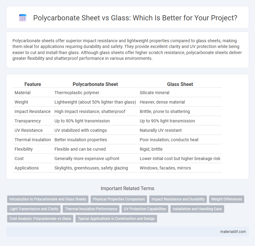 Polycarbonate Sheet vs Glass: Which Is Better for Your Project?
